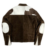 Men's Pony Leather Jacket /w Suede Style #2065