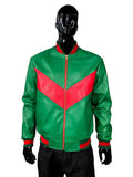 Men's Zippered Lambskin Leather Jacket Style #3485