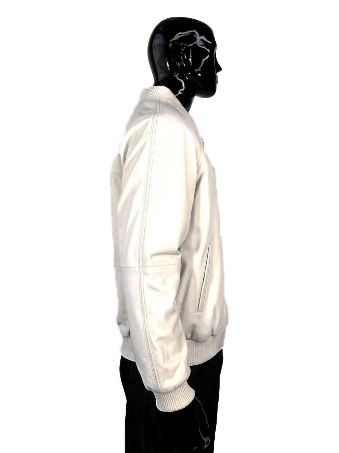 Genuine Lambskin Leather Baseball Varsity Jacket Style #1051 (Part 1 of colors)