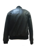 Leather Baseball Varsity Jacket Quilted Front Style #1060 - Jakewood Shearlin Leather Mouton Fur Bomber Aviator Parka Coat Jacket Sheepskin All size Brooklyn New York manufacturer 