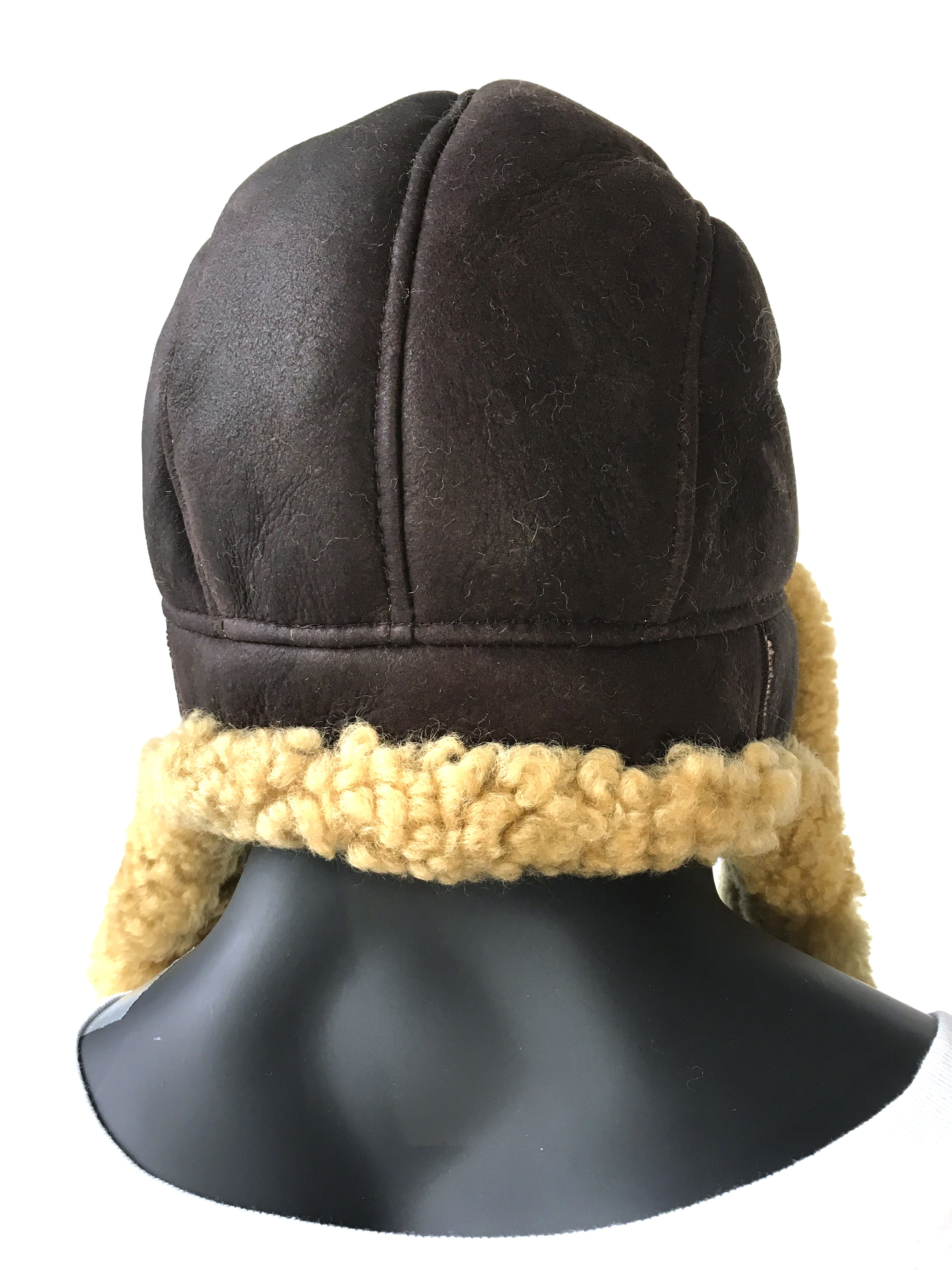 Shearling Sheepskin Russian Style Hat