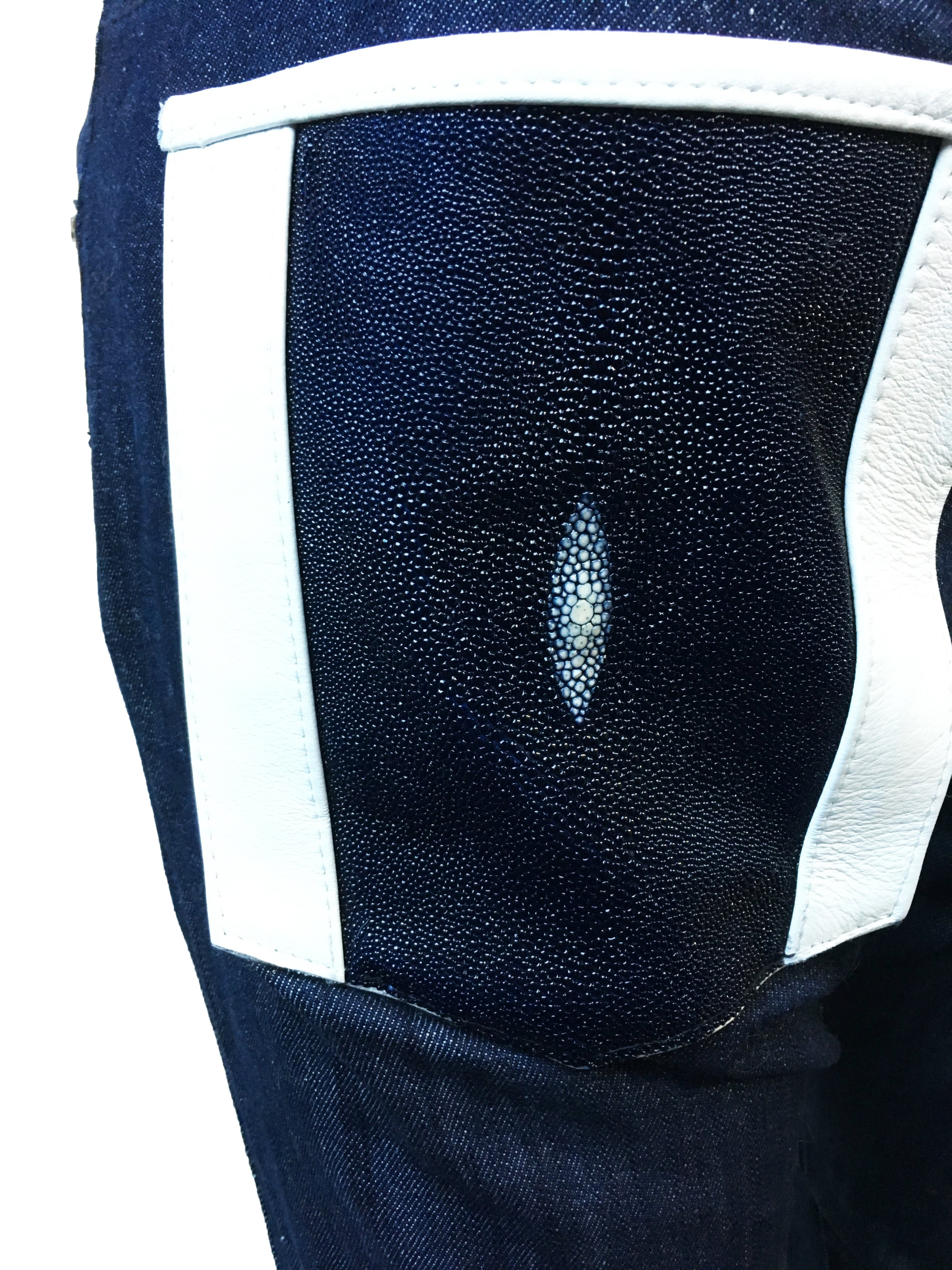 Genuine Stingray Jeans - Jakewood Shearlin Leather Mouton Fur Bomber Aviator Parka Coat Jacket Sheepskin All size Brooklyn New York manufacturer 