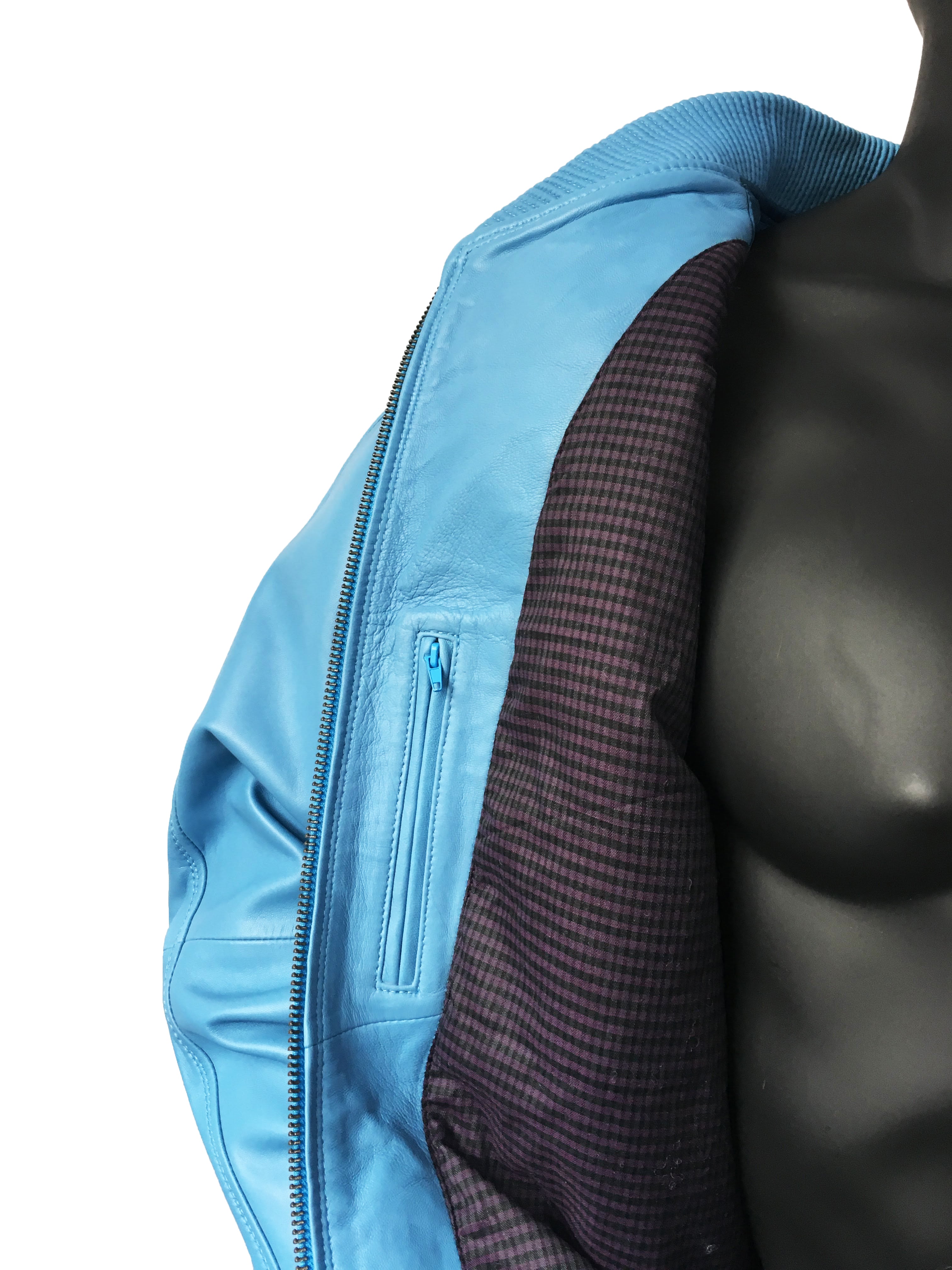 Genuine Lambskin Leather Baseball Varsity Jacket Style #1051 - Jakewood Shearlin Leather Mouton Fur Bomber Aviator Parka Coat Jacket Sheepskin All size Brooklyn New York manufacturer 