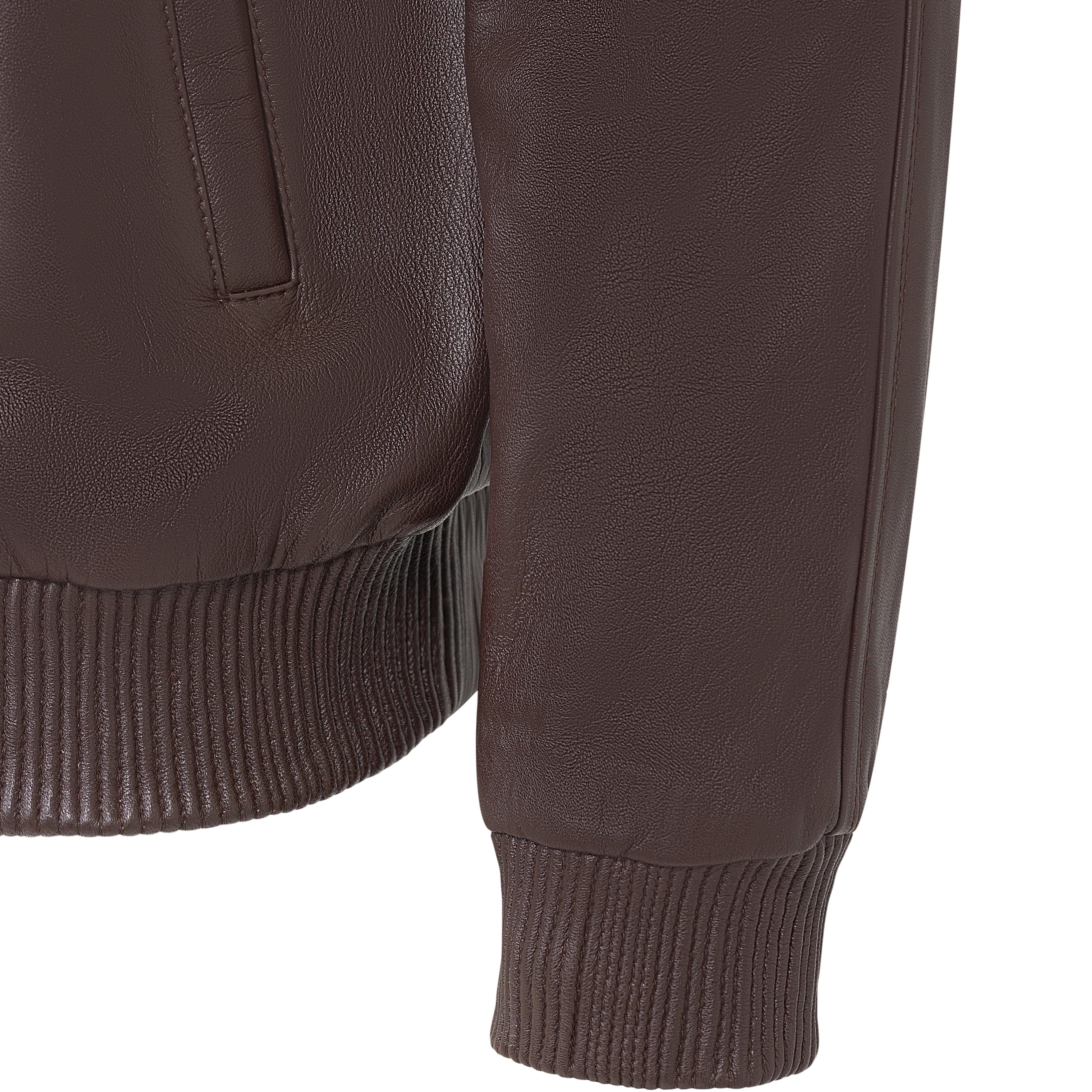 Genuine Lambskin Leather Baseball Varsity Jacket Style #1051 (Part 2 Of Colors)