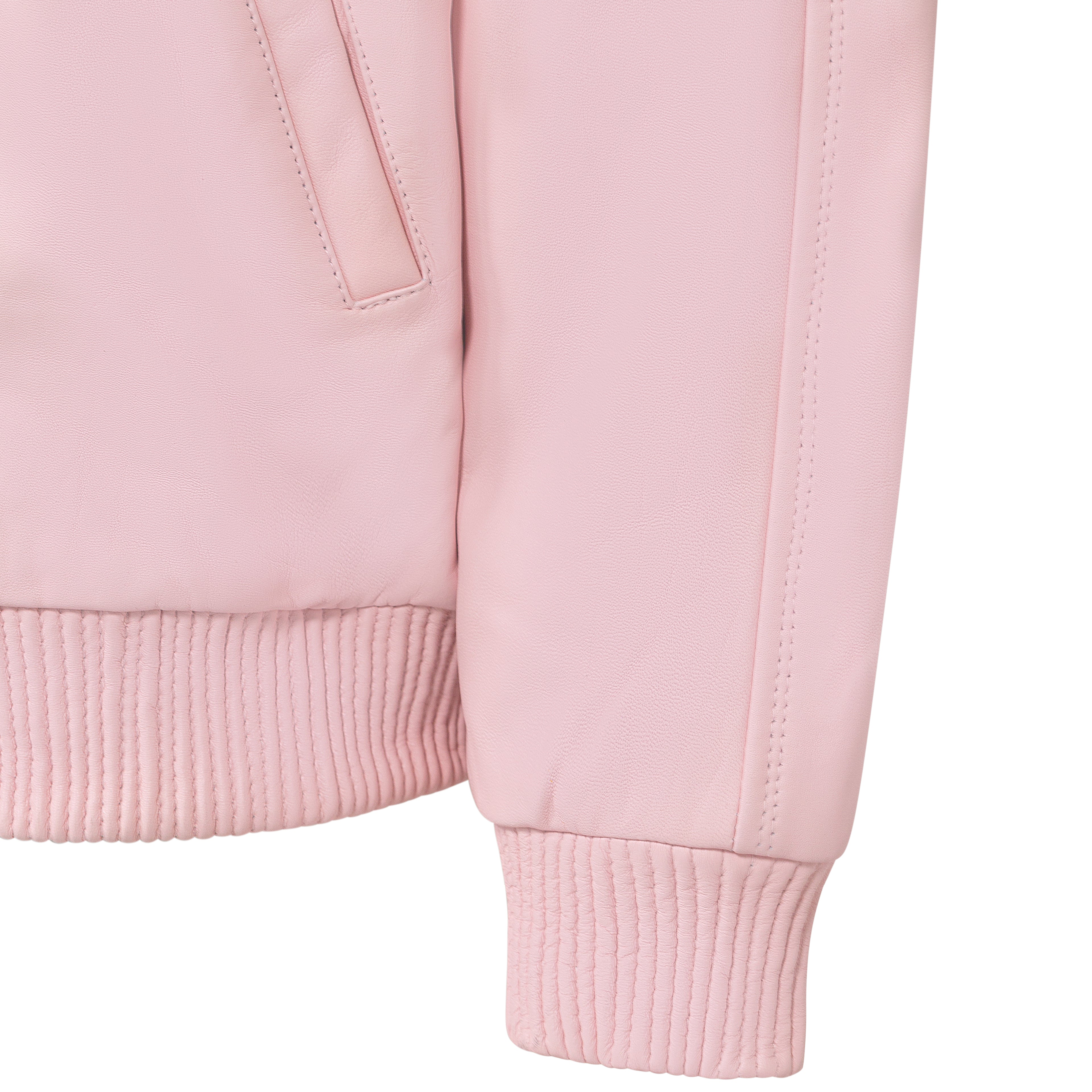 Genuine Lambskin Leather Baseball Varsity Jacket Style #1051 (Part 2 Of Colors)