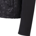 Leather Jacket with Arapaima Skin | Style #2041