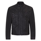 Leather Jacket with Arapaima Skin | Style #2041