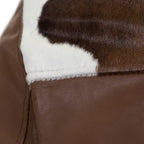 Men's Pony Leather Jacket /w Suede Style #2065