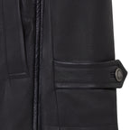Men's Genuine Lambskin Leather Trench Coat | Style #2092