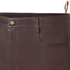 Men's Lambskin Leather Jean-Style Pants | Style #123