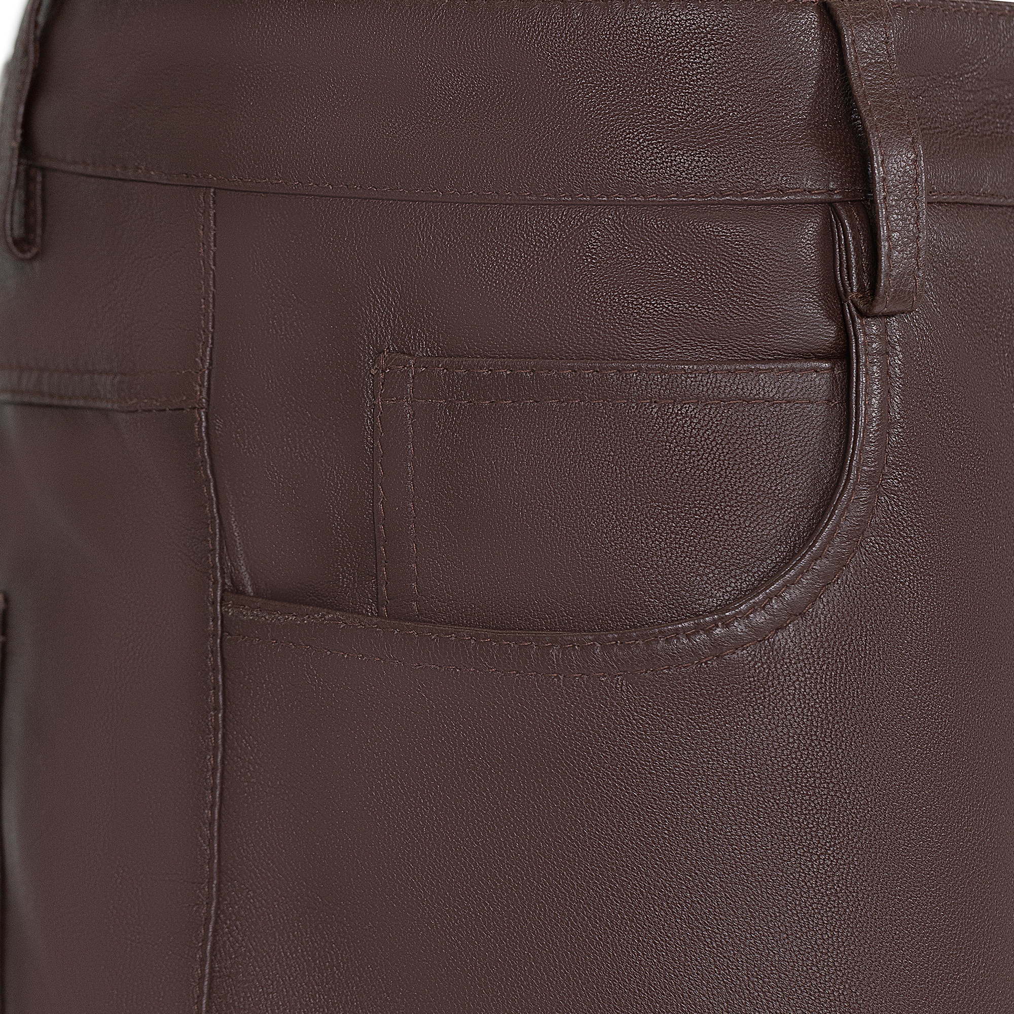 Leather pants jean style #123