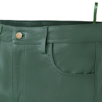 Men's Lambskin Leather Jean-Style Pants | Style #123