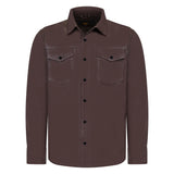 Leather shirt #2502