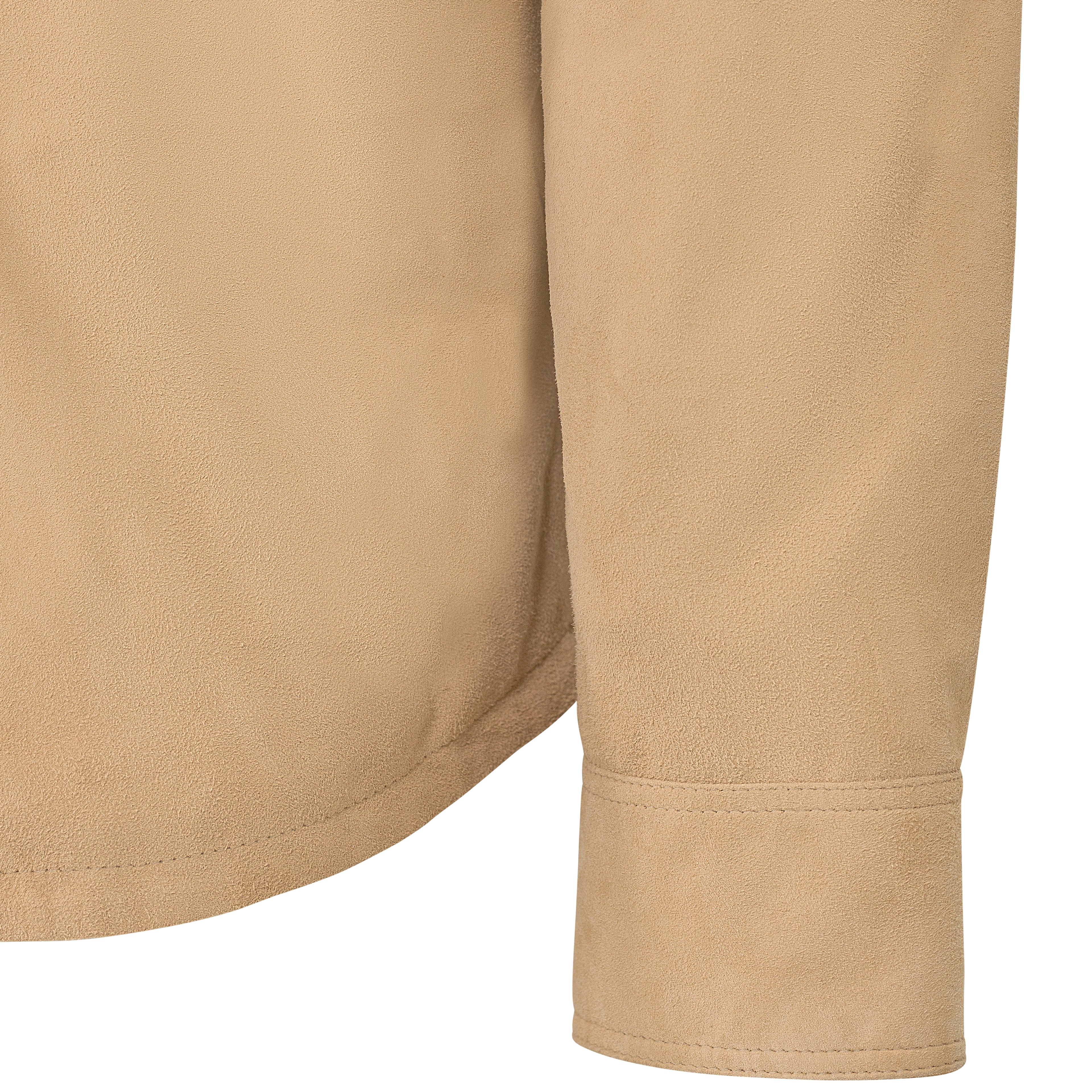 Suede Plain Shirt #2512