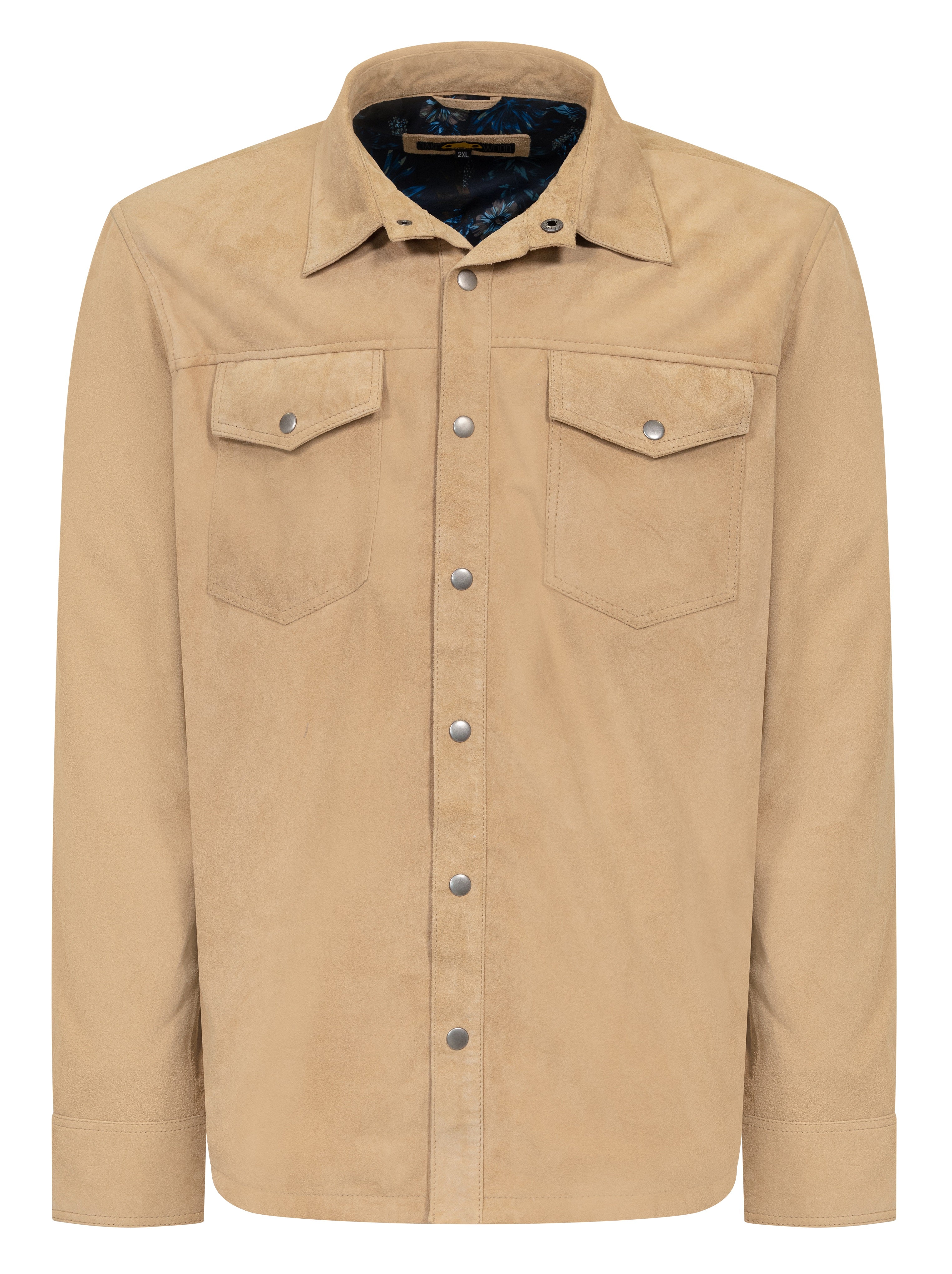 Suede Plain Shirt #2512
