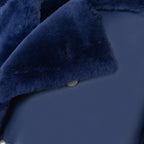 Shearling Sheepskin Button Open Trench Coat | Style #5000