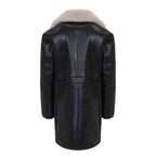 Button-Up Sheepskin Trench Coat | Style #6110