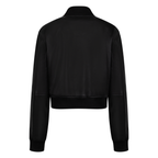 Ladies cropped leather jacket | Style # 1018