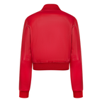 Ladies cropped leather jacket | Style # 1018