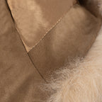 Ladies cropped fox fur jacket | Style #1098
