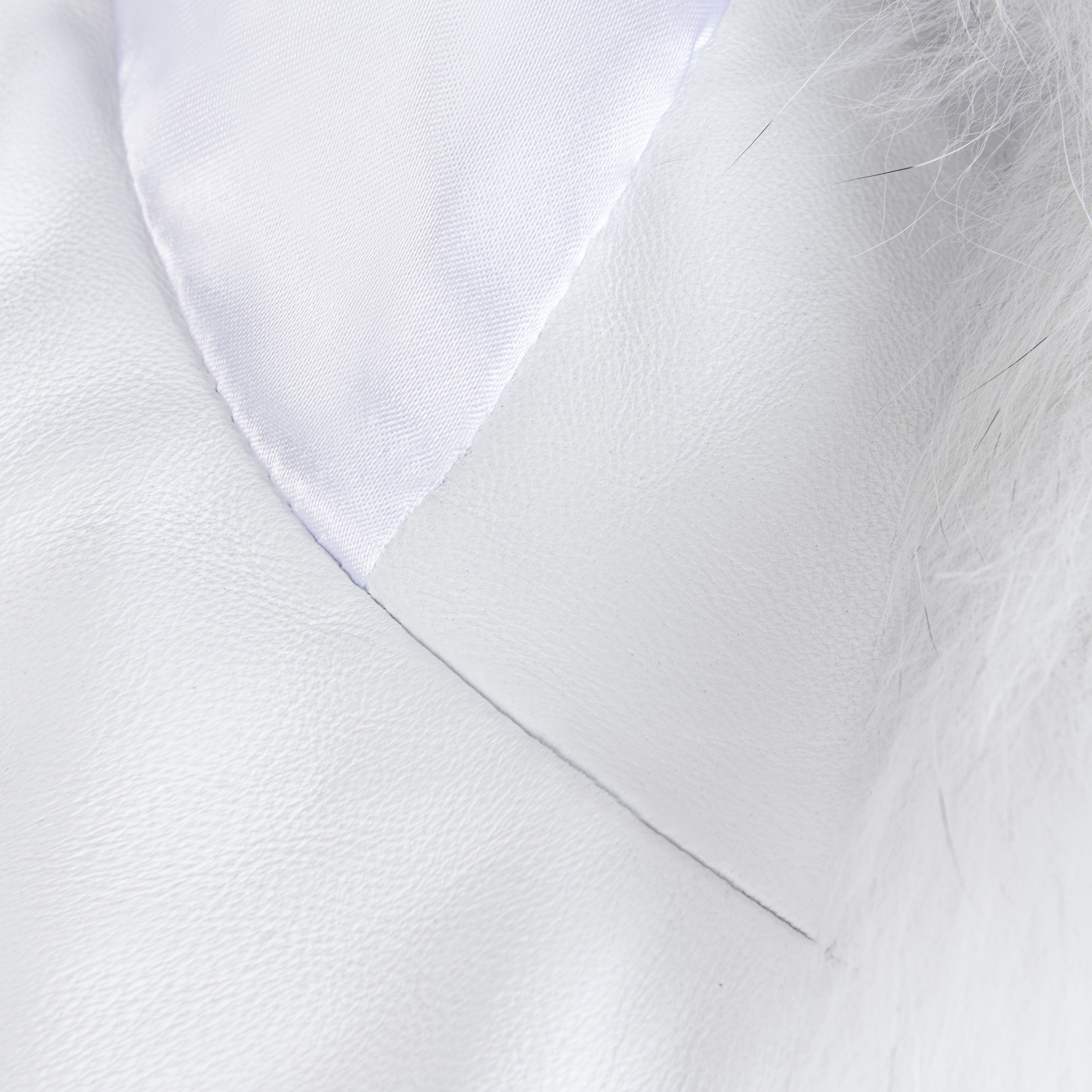 Ladies cropped fox fur jacket #1098