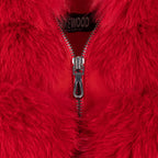 Ladies cropped fox fur jacket | Style #1098