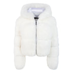 Ladies cropped fox fur jacket | Style #1098