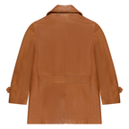 Men's Genuine Lambskin Leather Trench Coat | Style #2092