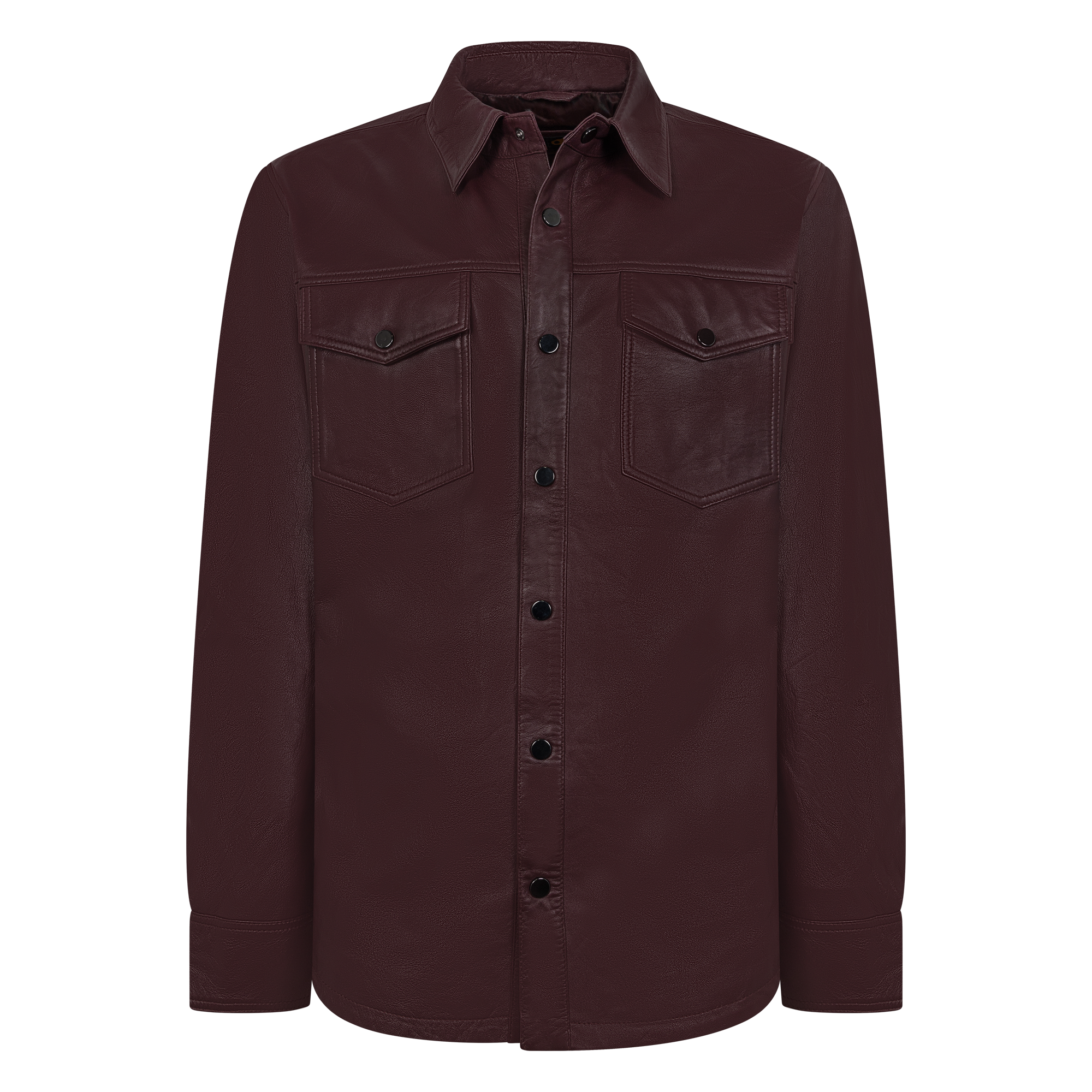 Leather shirt #2502