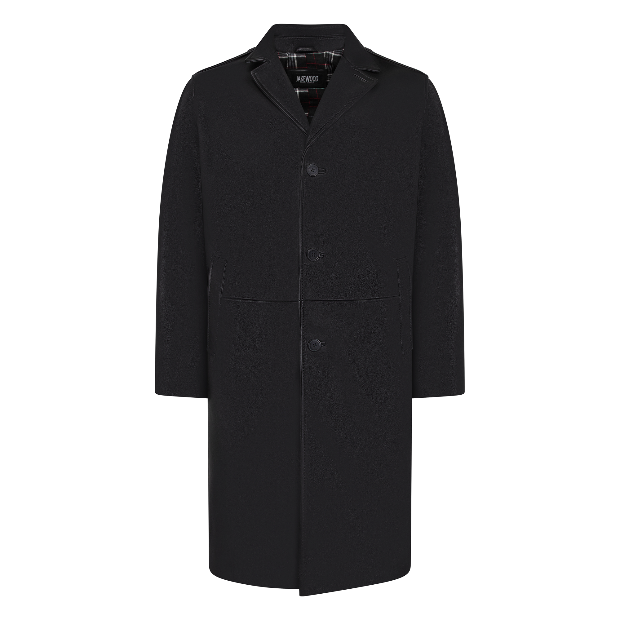 7/8 Men`s single breast leather coat Style #3200