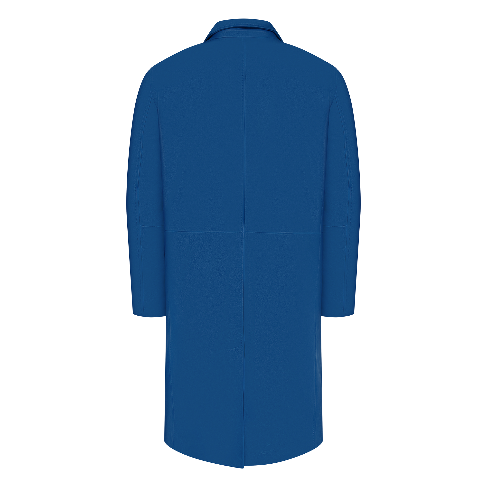 7/8 Men`s single breast leather coat Style #3200