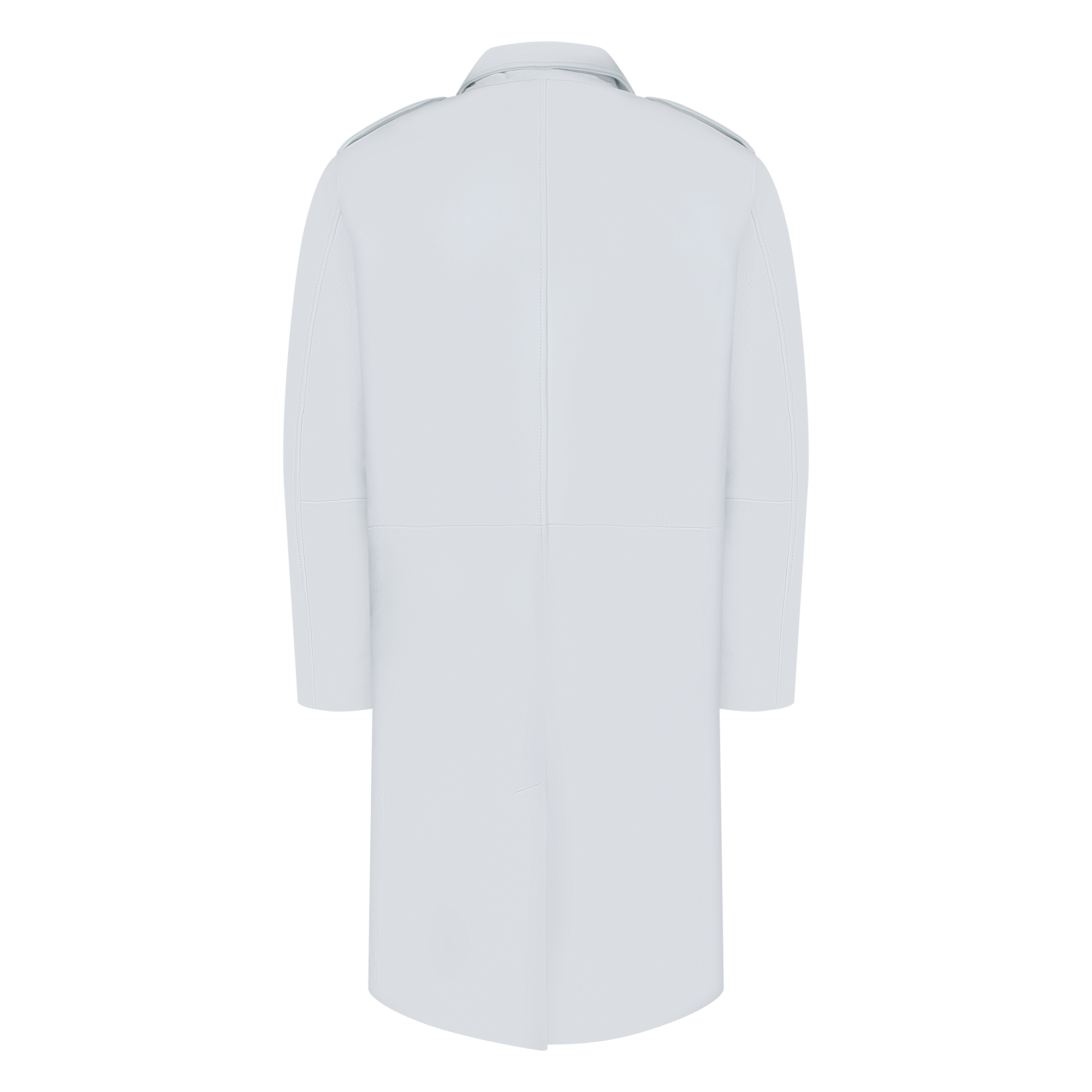 7/8 Men`s single breast leather coat Style #3200