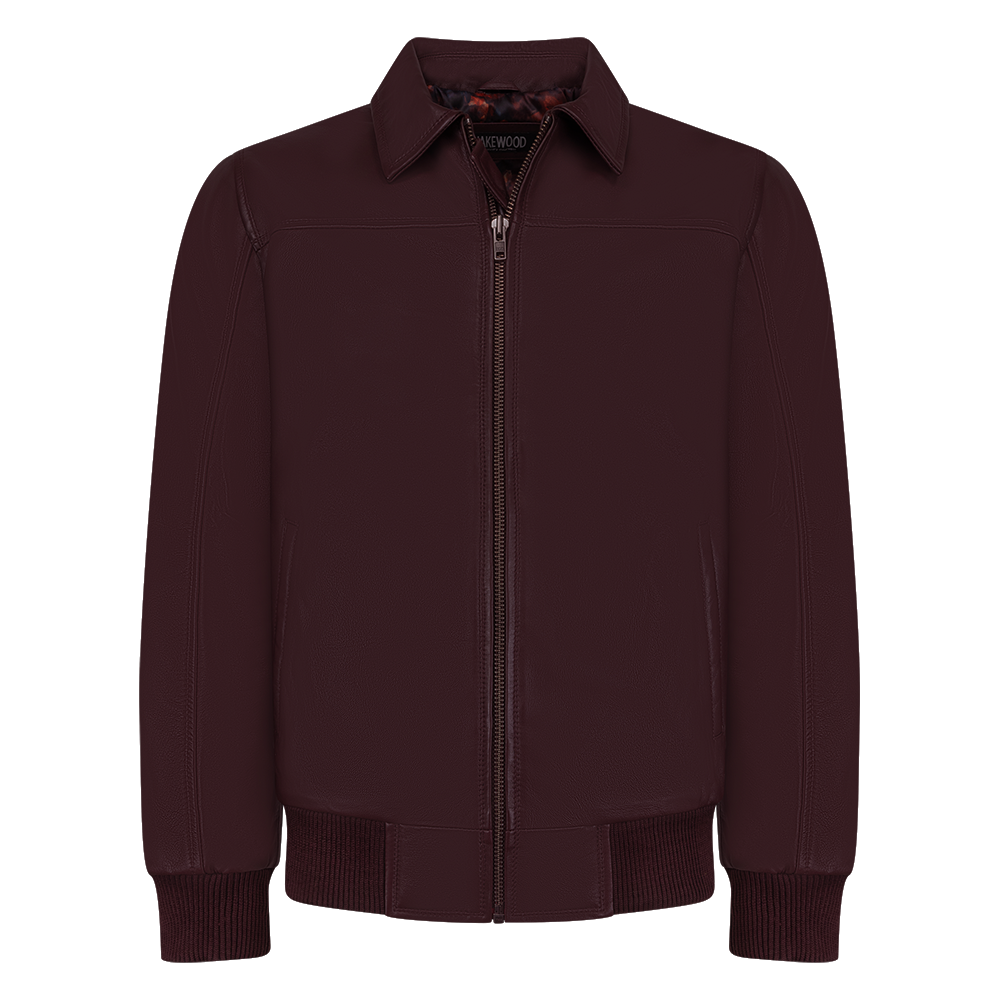 Leather Bomber Jacket Style #2066