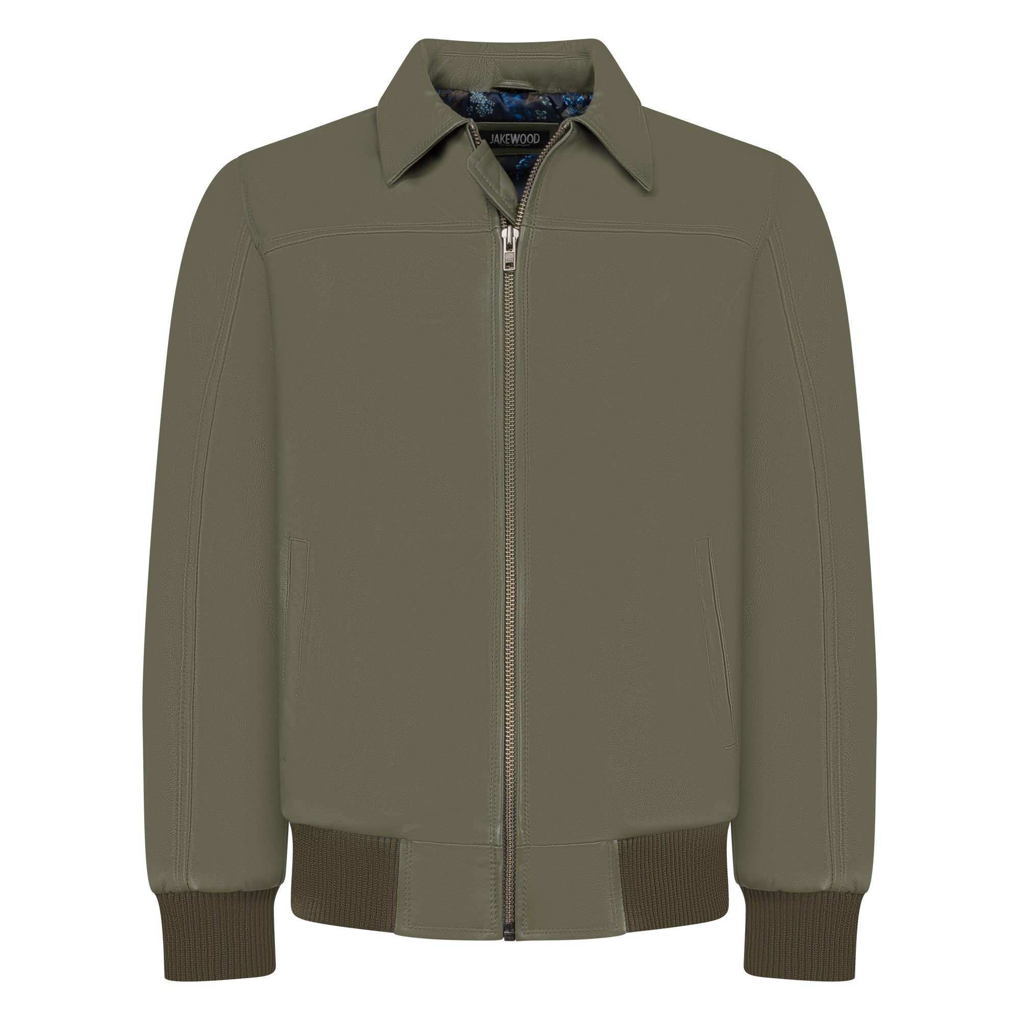 Leather Bomber Jacket Style #2066 – Jakewood