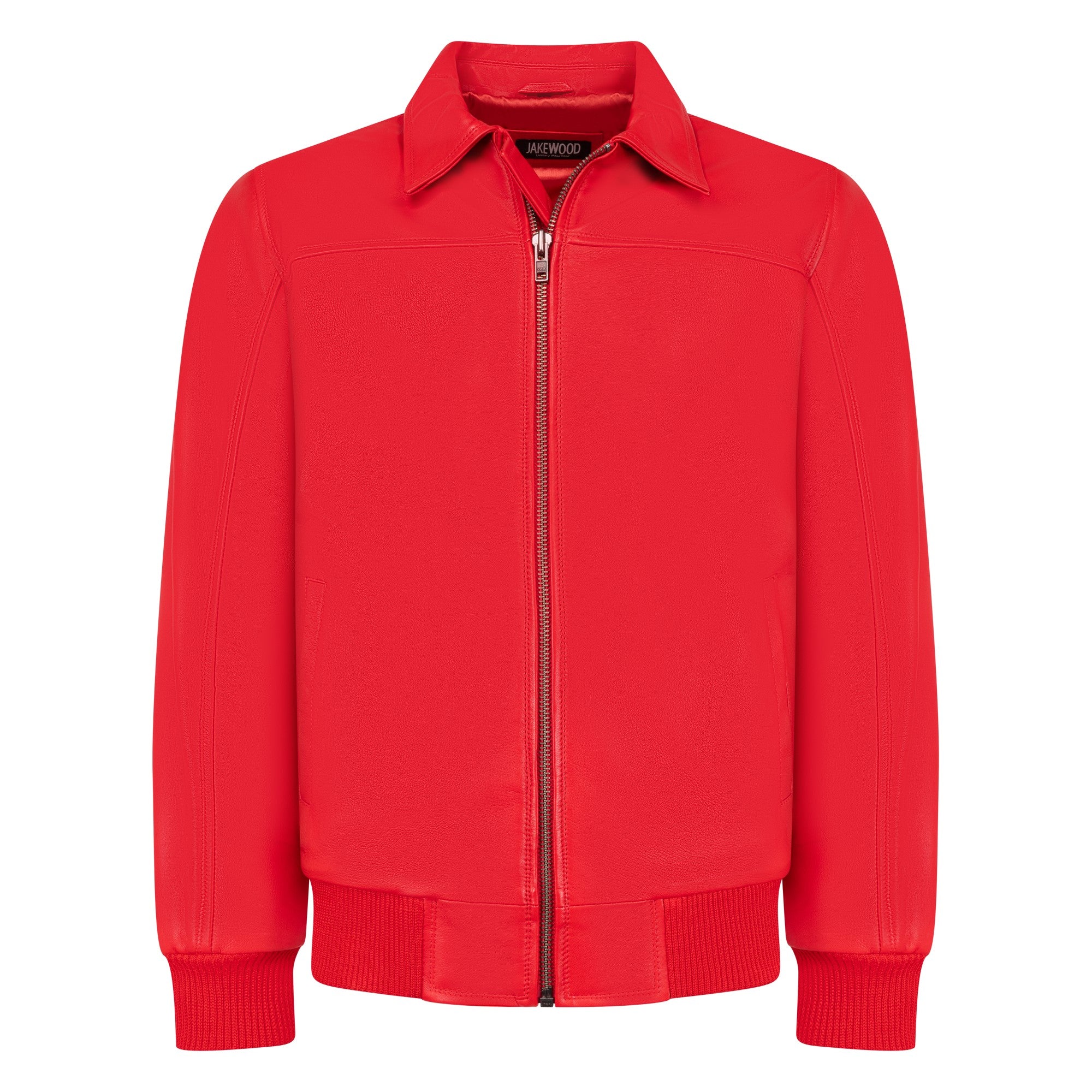 Leather Bomber Jacket Style #2066