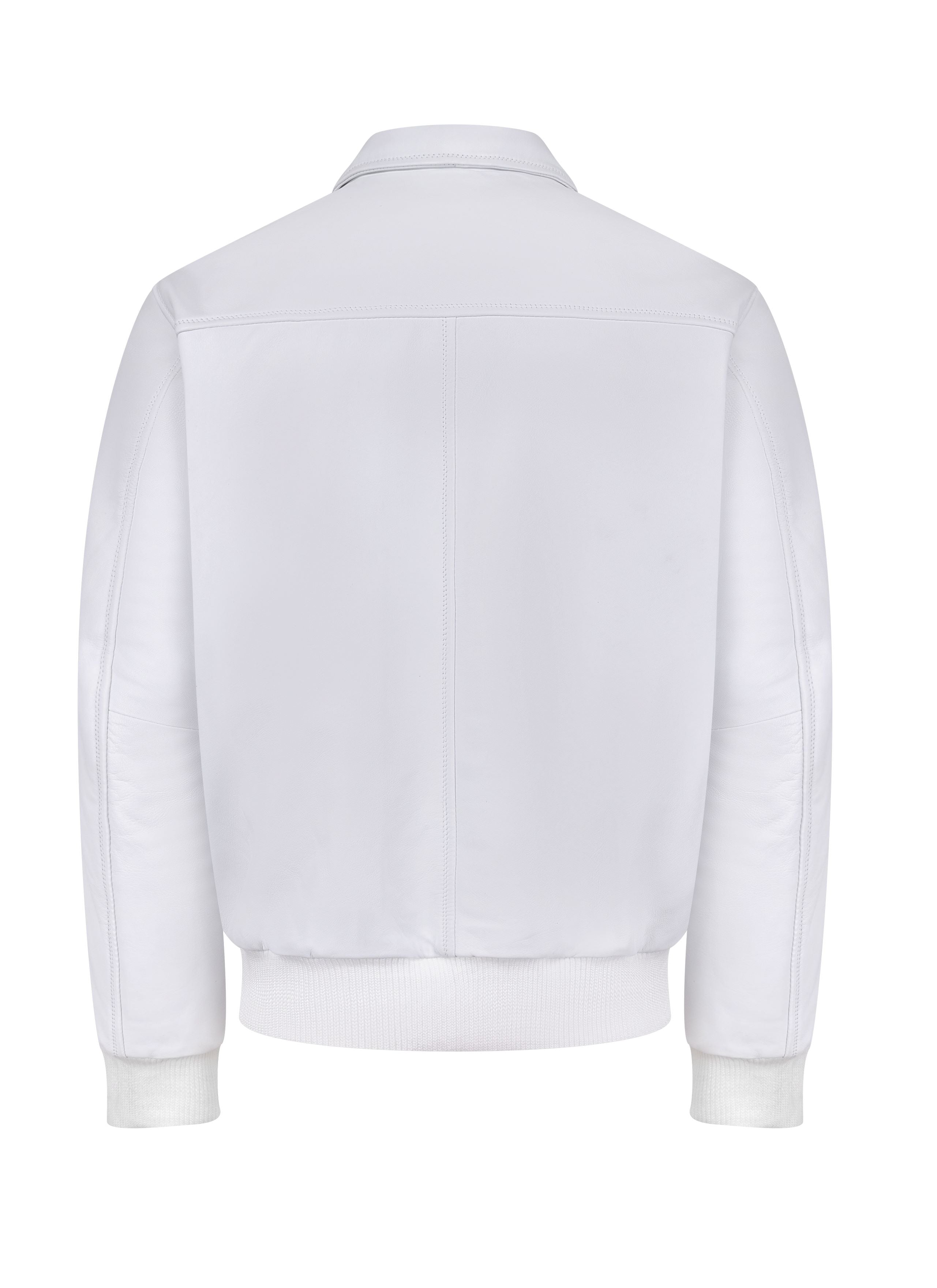 Leather Bomber Jacket Style #2066