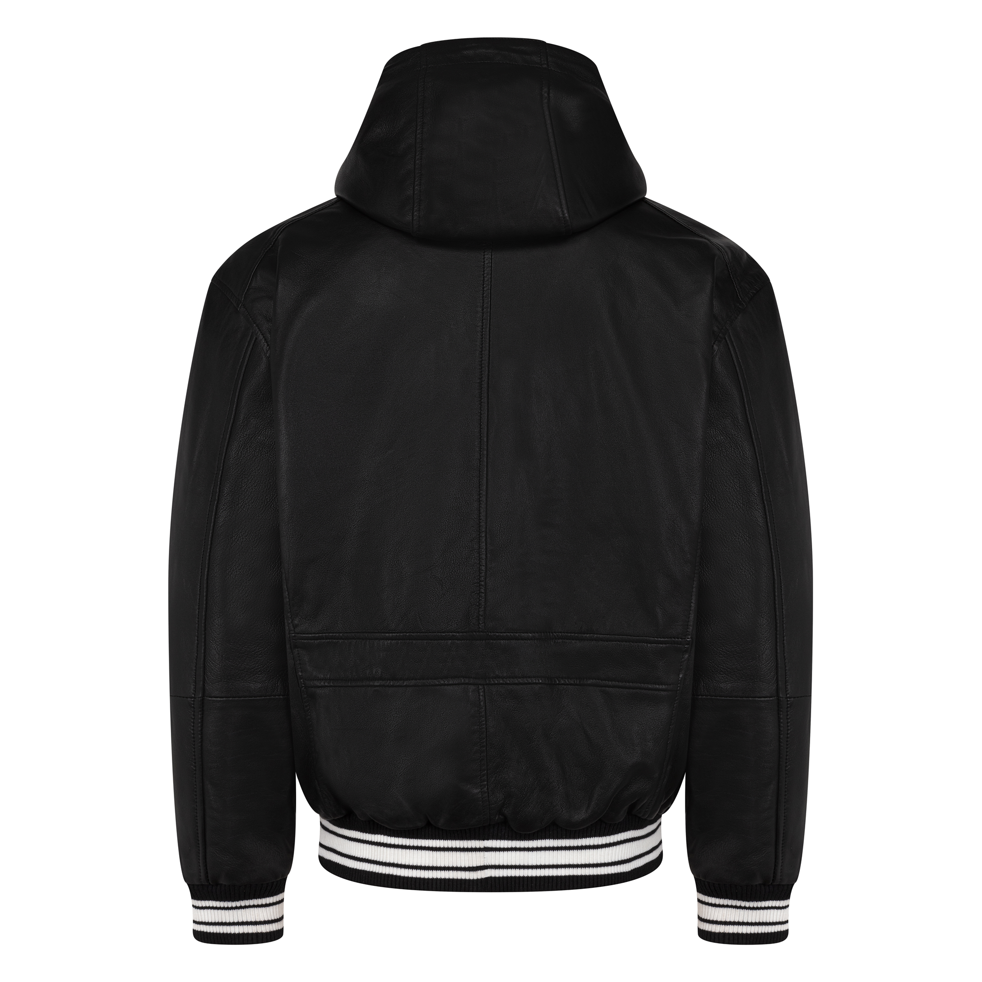 Leather Hoodie. Style # 2545