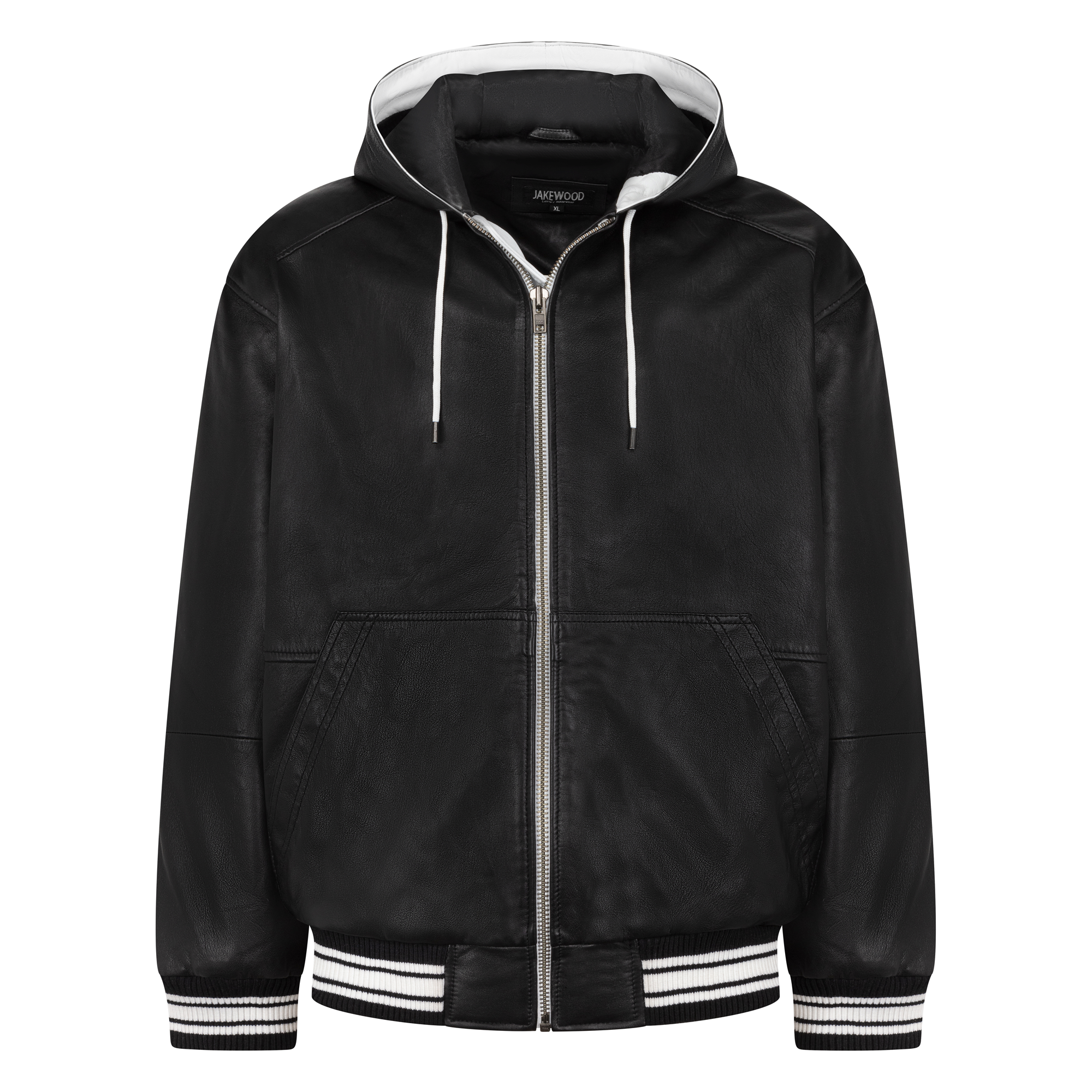 Leather Hoodie. Style # 2545