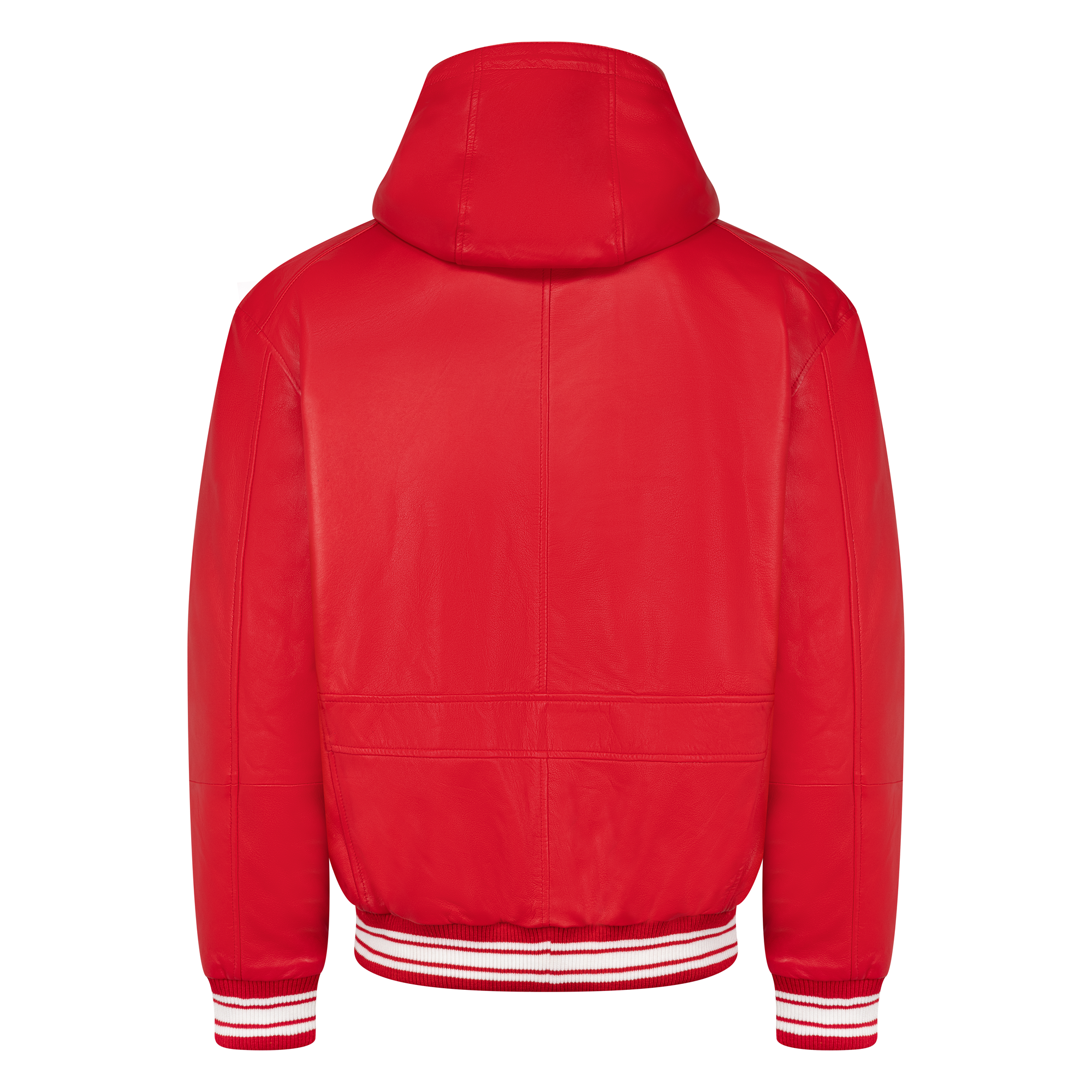 Leather Hoodie. Style # 2545