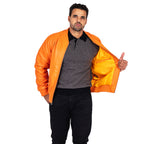 Genuine Lambskin Leather Baseball Varsity Jacket | Style #1051 (21 colors)