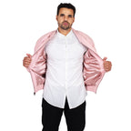 Genuine Lambskin Leather Baseball Varsity Jacket | Style #1051 (21 colors)