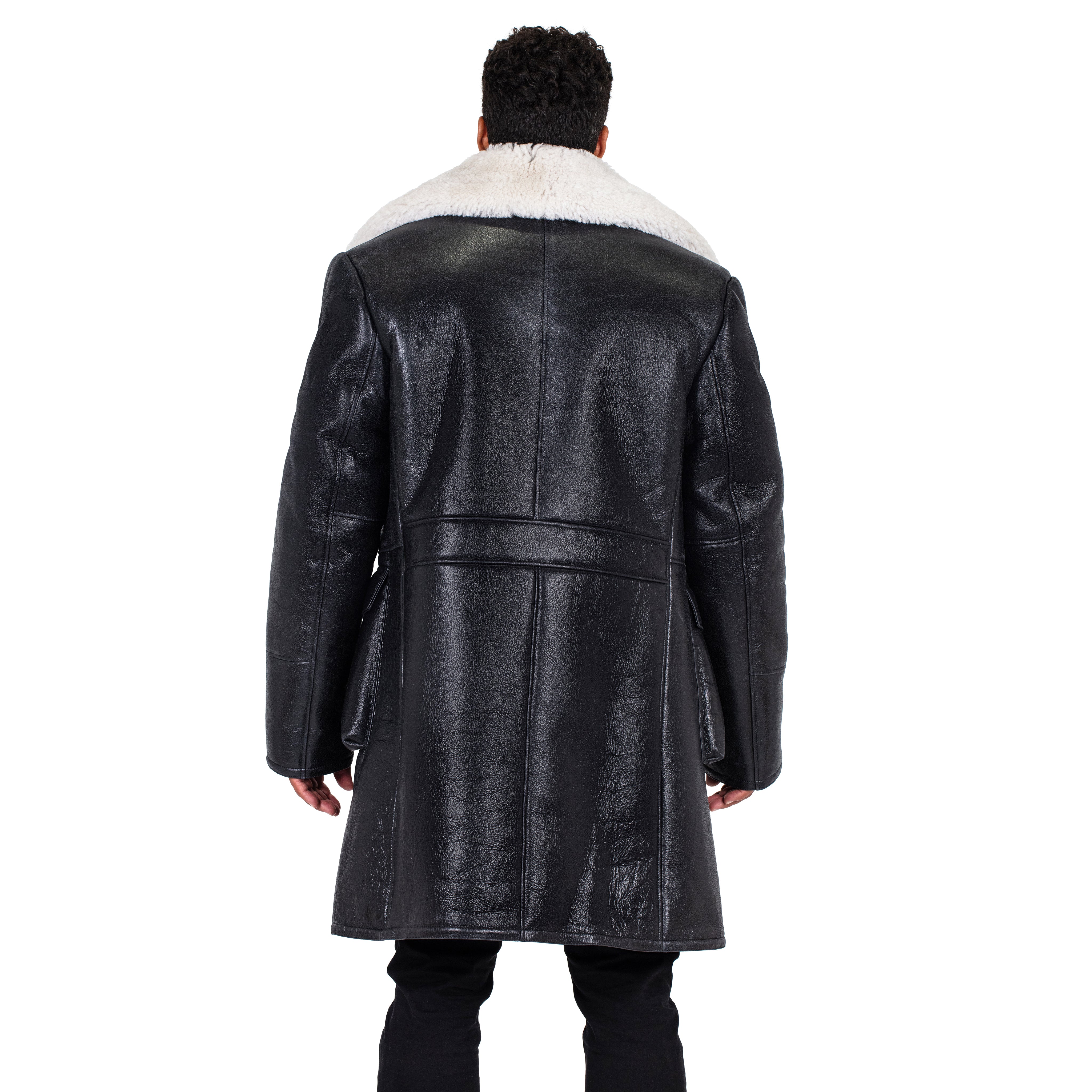 Button-Up Sheepskin Trench Coat | Jakewood NY