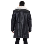 Button-Up Sheepskin Trench Coat | Style #6110