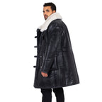 Button-Up Sheepskin Trench Coat | Style #6110