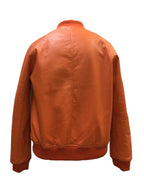 Leather Baseball Varsity Jacket Quilted Front Style #1060 - Jakewood Shearlin Leather Mouton Fur Bomber Aviator Parka Coat Jacket Sheepskin All size Brooklyn New York manufacturer 
