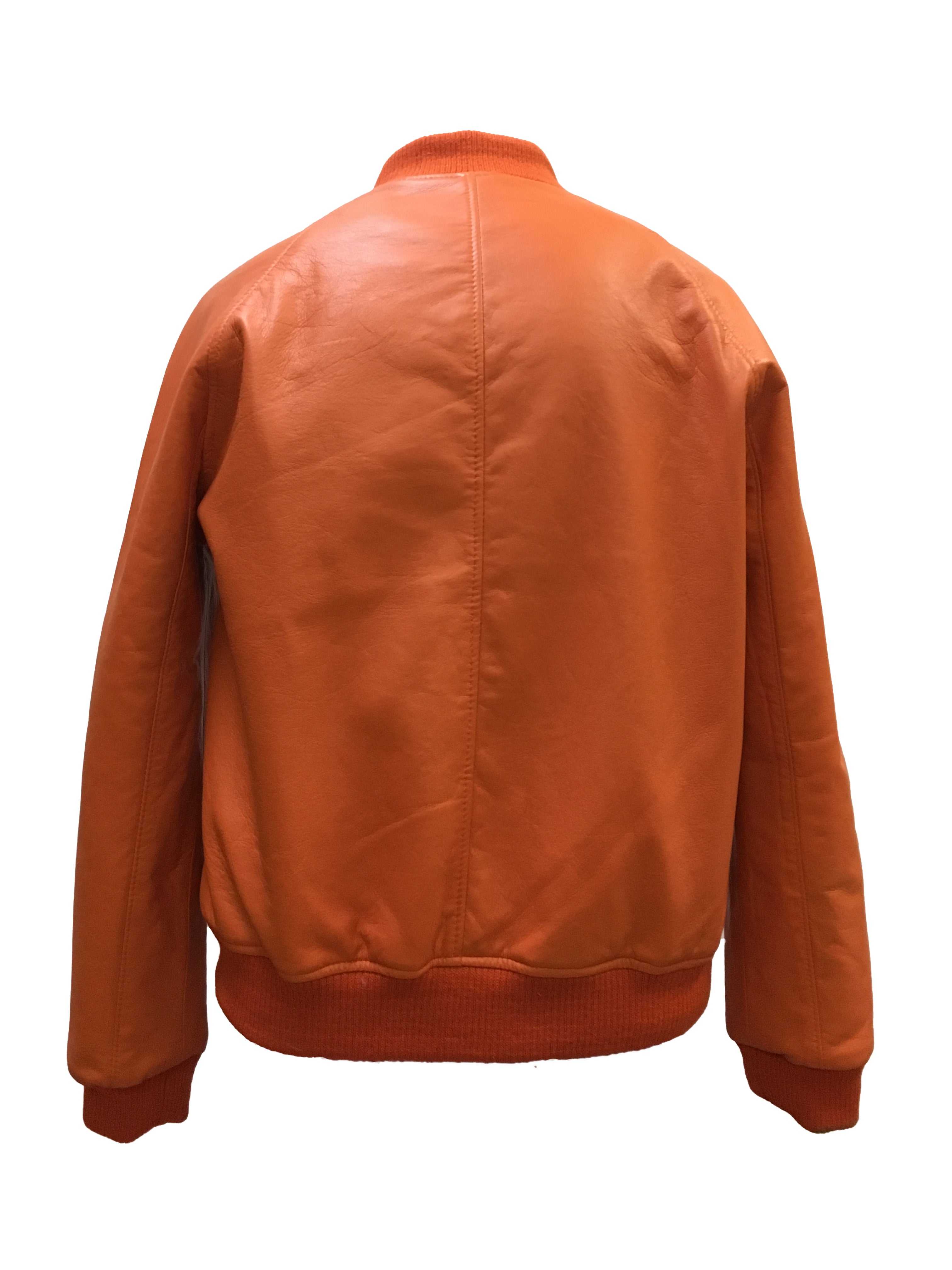 Leather Baseball Varsity Jacket Quilted Front Style #1060 - Jakewood Shearlin Leather Mouton Fur Bomber Aviator Parka Coat Jacket Sheepskin All size Brooklyn New York manufacturer 