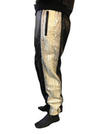 Leather Python Set Pants and Hoode - Jakewood Shearlin Leather Mouton Fur Bomber Aviator Parka Coat Jacket Sheepskin All size Brooklyn New York manufacturer 