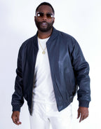 Genuine Lambskin Leather Baseball Varsity Jacket | Style #1051 (21 colors)