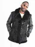 Sheepskin jacket with Persian lamb front  Style #7210