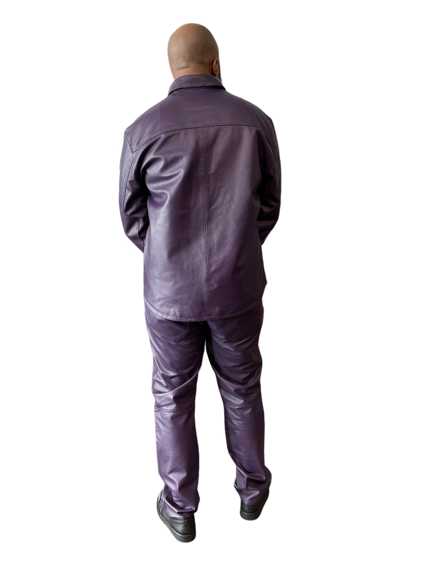 Leather pants jean style #123